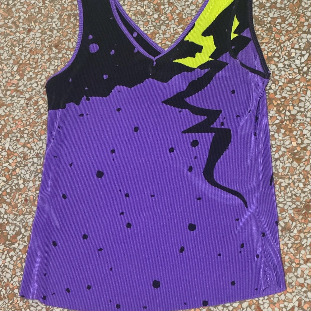 NOT FOR SALE Jamie Sadock Purple and Black Tank Top
